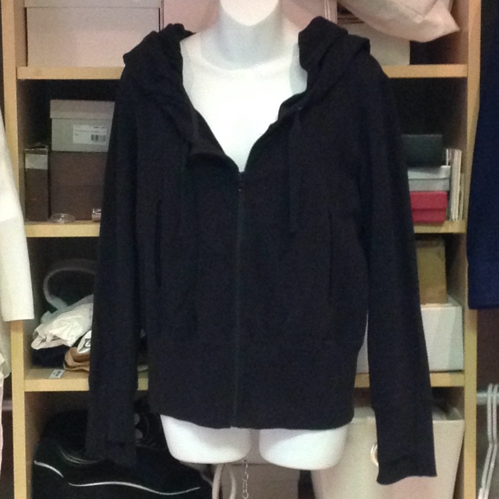 NWOT Black LAUNDRY BY DESIGN Hooded Jacket